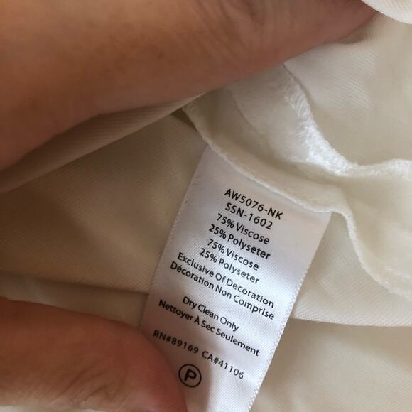 ATM Feather Weight Velvet Cami in Ecru - Picture 5 of 5